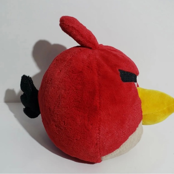 Angry Birds Red Bird Plush Plushie Commonwealth Rovio 6” No Sound - Picture 2 of 3